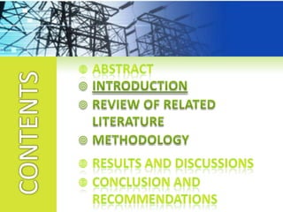 REVIEW OF RELATED LITERATURECONTENTSMETHODOLOGY