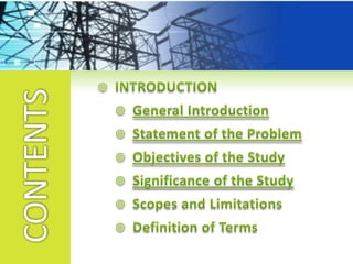 Statement of the Problem