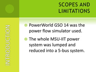 Scopes and Limitations