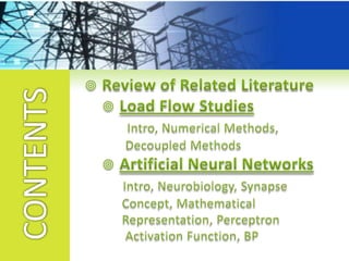 OBJECTIVES2.) To evaluate the MSU-IIT bus      voltages for different loading      conditions using a conventional      power flow program.INTRODUCTION