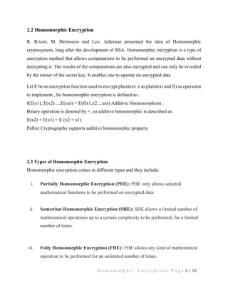 APPLICATION OF HOMOMORPHIC ENCRYPTION ALGORITHM IN ELECTRONIC VOTING ...