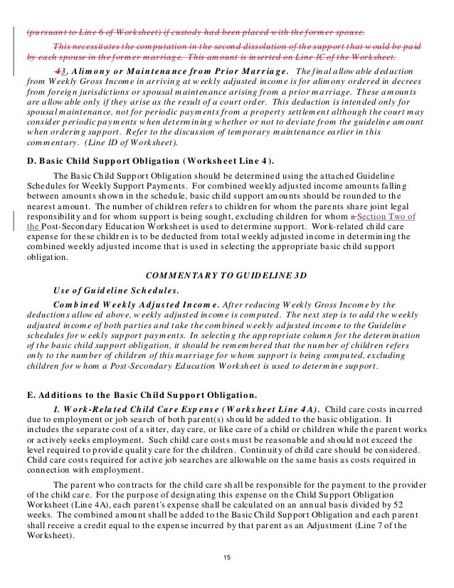 Printables Child Support Worksheet Indiana indianas proposed news child support rules 15