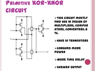 FAST XOR-XNOR CIRCUIT | PPTX
