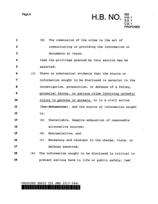 Proposed hb 622 cd1