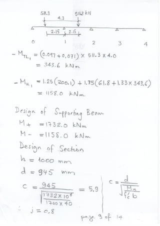 Bridge ramp slab design Jabal Al Noor Mecca
