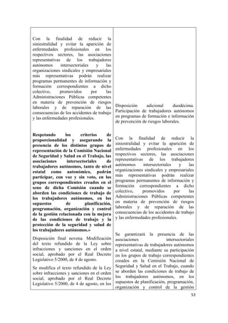 Proposición de ley de reformas urgentes del trabajo autónomo. Texto comparado con las modificaciones que se introducirán e...