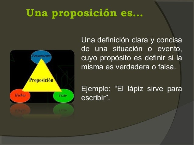 Proposiciones lógicas con animación