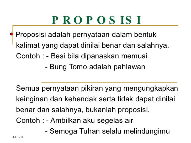 Proposisi
