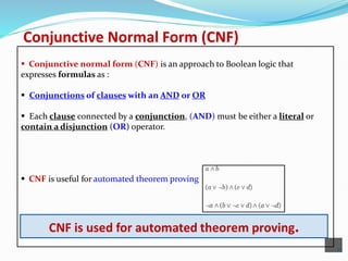Propositional logic class 2 of AI/ Ml for Diploma students | PPT