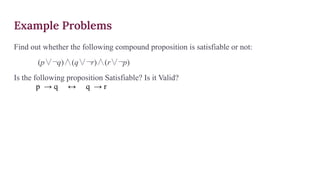Propositional Calculus Problems Propositional Calculus-Discrete Mathematics | PDF