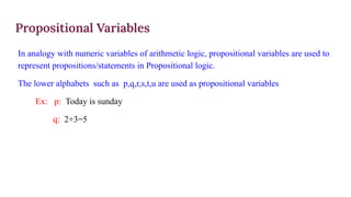 Propositional Calculus Problems Propositional Calculus-Discrete Mathematics | PDF