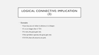 Propositional Logic -1 (1) ,Maths maths maths | PPTX