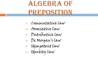 Propositional logic | PPTX