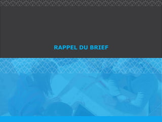 Recommandations
2
2
RAPPEL DU BRIEF
 