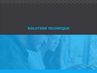 Recommandations
9
9
SOLUTION TECHNIQUE
 