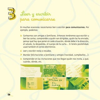 Propósitos de la lectura