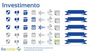 Federação das Empresas Juniores do
Estado do Rio de Janeiro
Investimento
 