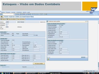 Estoques – Visão em Dados Contábeis
 