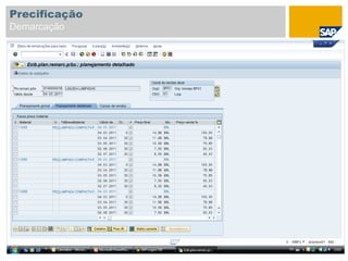 Precificação
Demarcação
 