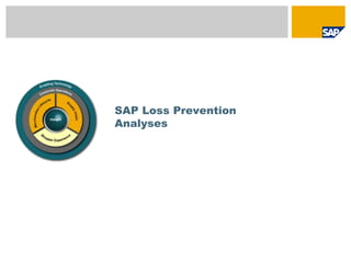 SAP Loss Prevention
Analyses
 