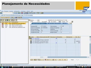 Planejamento de Necessidades
 