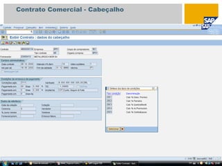 Contrato Comercial - Cabeçalho
 
