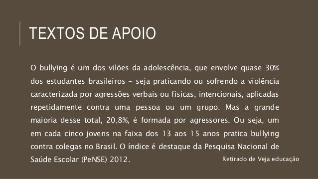 Artigos sobre bullying