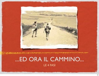 ...ED ORA IL CAMMINO...
         LE 4 FASI

                          13
 