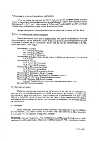 Proposta da alcaldía PXOM Nigrán 2013