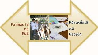 Farmácia
na
Rua
Farmácia
na
Escola
 