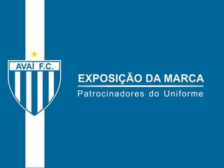 Proposta de patrocínio - 2013