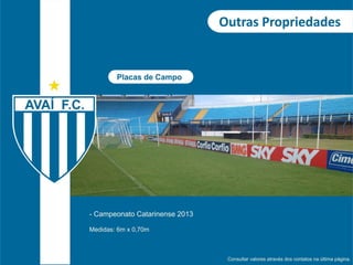 Proposta de patrocínio - 2013