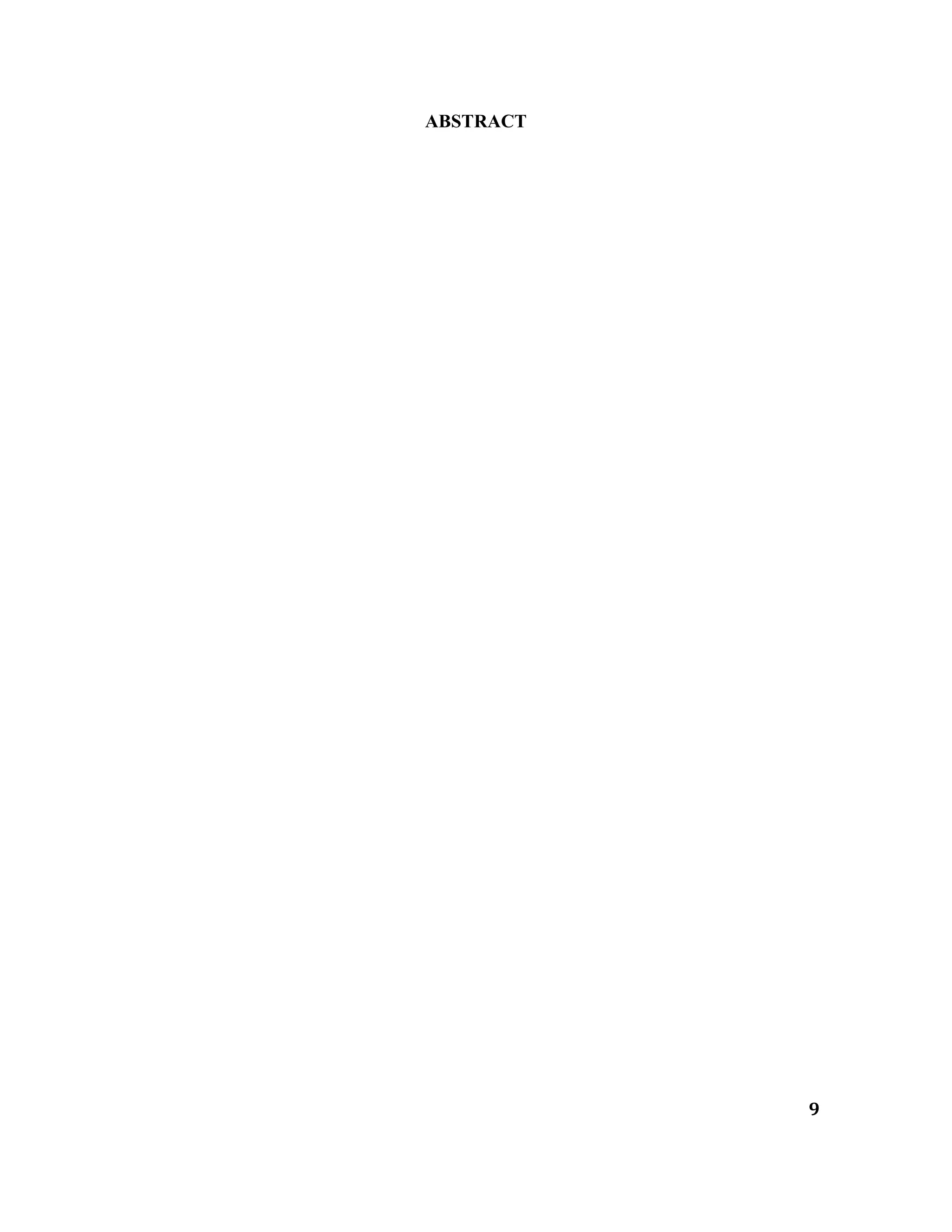 9
ABSTRACT
 