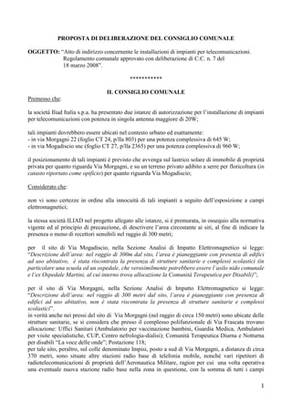 Proposta di deliberazione PDF