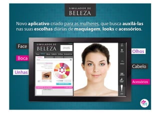 Aplicativo de VilaMulher: Simulador de Beleza