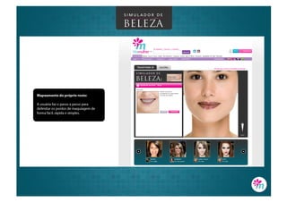 Aplicativo de VilaMulher: Simulador de Beleza