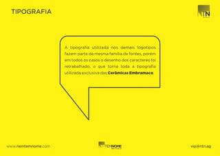 Cerâmicas Embramaco | Proposta de Logotipia