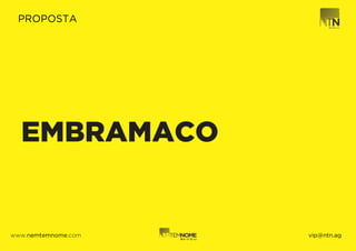 Cerâmicas Embramaco | Proposta de Logotipia