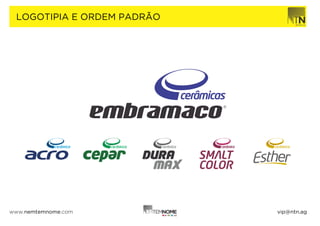 Cerâmicas Embramaco | Proposta de Logotipia