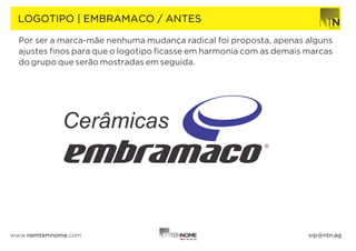 Cerâmicas Embramaco | Proposta de Logotipia