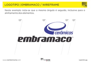 Cerâmicas Embramaco | Proposta de Logotipia