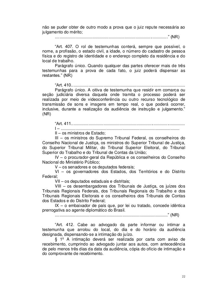 Artigo 407 cpc