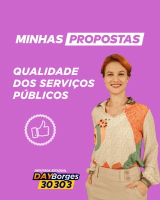 MINHAS
QUALIDADE
DOS SERVIÇOS
PÚBLICOS
 