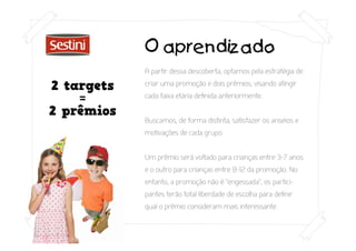 Proposta para promoção de vendas - Sestini