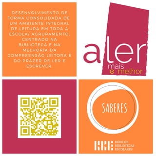 BIBLIOTECA DA
RA” ENQUADRA-SE
COMEMORAÇÕES
AIS DOS 50 ANOS
25 DE ABRIL.
BE APRESENTA
OPOSTAS DE
DES QUE APOIAM
XPLORAÇÃO DE
TOS DE LIVROS DA
COLEÇÃO,
A REDE DE
BIBLIOTECAS
ESCOLARES ASSOCIA-
SE ÀS
COMEMORAÇÕES DO
QUINQUAGÉSIMO
ANIVERSÁRIO DA
REVOLUÇÃO DE 25 DE
ABRIL DE 1974 COM A
INICIATIVA “ ABRIL
DEPOIS DE ABRIL”.
DESENVOLVIMENTO DE
FORMA CONSOLIDADA DE
UM AMBIENTE INTEGRAL
DE LEITURA EM TODA A
ESCOLA/ AGRUPAMENTO,
CENTRADO NA
BIBLIOTECA E NA
MELHORIA DA
COMPREENSÃO LEITORA E
DO PRAZER DE LER E
ESCREVER.
 