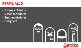 PERFIL ALVO
- Jovens e Adultos
- Desenvolvedores
- Empreendedores
- Designers
 