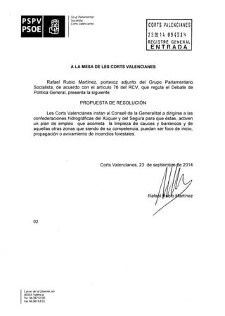 Propostes Grup Socialista