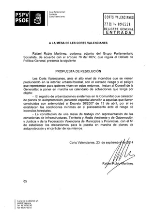 Propostes Grup Socialista