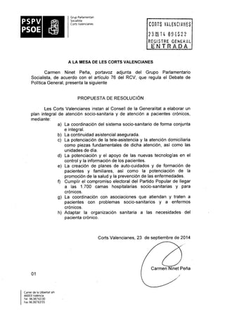 Propostes Grup Socialista