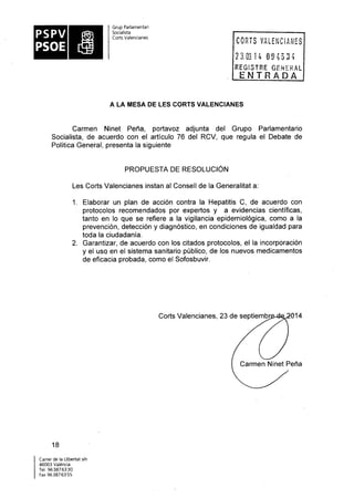 Propostes Grup Socialista